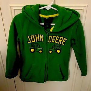 John Deere tractor fleece